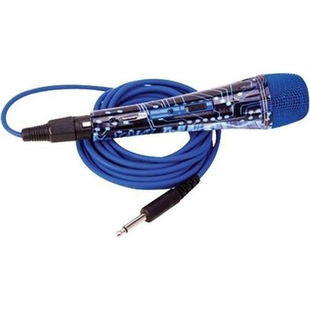 FINE ELITE INTERNATIONAL LTD FINE ELITE INTERNATIONAL LTD MIC009 Jammin Pro Bluecba Handheld Karaoke Microphone MIC009